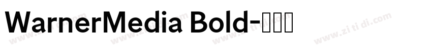 WarnerMedia Bold字体转换